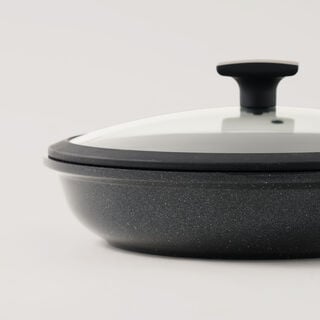 Alberto aluminum frying pan 2.8l, black
