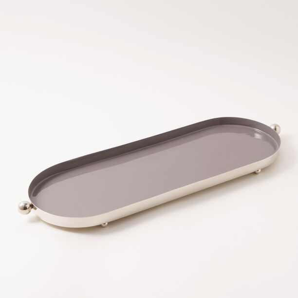 Dallaty steel serving tray, silver 51*17*3cm image number 0