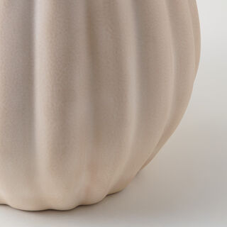 Homez Clay Stone Vase 27*27*33Cm, Offwhite