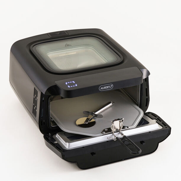 Homez air fryer plastic black 13L image number 2