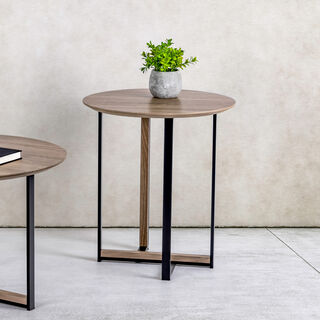 CONSOLE TABLE WOOD AND METAL