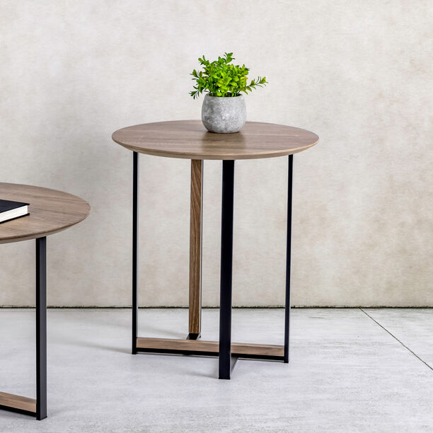 CONSOLE TABLE WOOD AND METAL image number 0