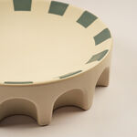 La Mesa porcelain serving plate Taibah collection, green 30*7.5cm image number 1