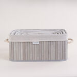 Natural Bamboo Basket Set 5 Pisces image number 1