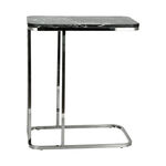 Side Table Silver Leg Black Top image number 4