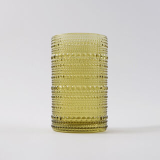 لا ميسا طقم كؤوس 4 قطع هاي بول زجاجية، أخضر 7.5*7.5*12.5سم