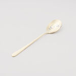 لاميسا طقم ملاعق كيك بنقشة ليزر، ذهبي لامع، 4 قطع image number 1