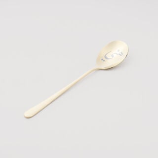 لاميسا طقم ملاعق كيك بنقشة ليزر، ذهبي لامع، 4 قطع