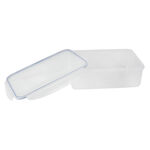 Alberto Plastic Food Saver Rect Shape V:2.5L Blue Lid image number 2