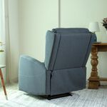 Verona manual recliner chair from Home Canvas, dark grey image number 7