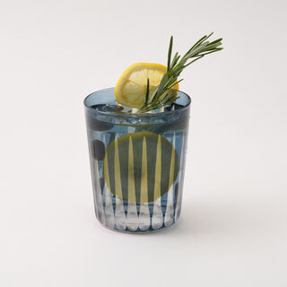 La Mesa Glass Tumbler Set 4Pcs 270Ml, Blue