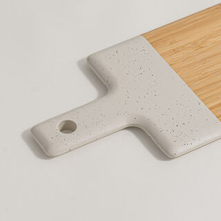 Alberto small bamboo paddle board, beige 39*15*1.5cm
