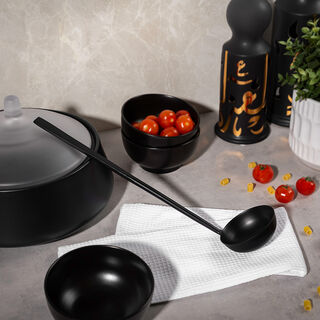 Abundance Soup Ladle Black