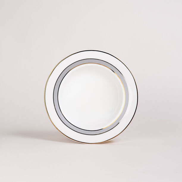 La Mesa Dinner Set 18 Pieces Hanaa Silver image number 1
