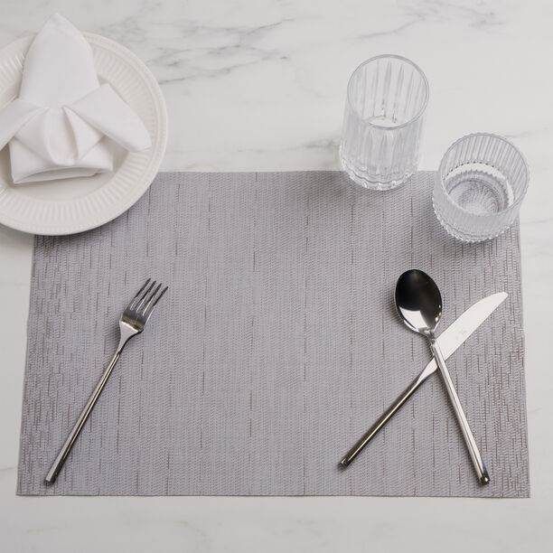 La Mesa fabric rectangular placemats set of 4pcs 45*30cm, grey image number 5