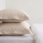 Cottage Cotton Percale 200Tc Pillowcase Set 2 Pcs, Oatmeal 50*75Cm image number 1