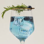 Set Of 4 Clear Ribbed Juice Glass With Gold Rim image number 2