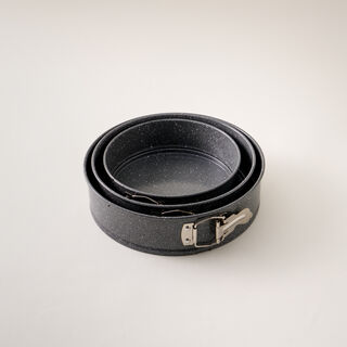 Alberto carbon steel cake 3pcs set 20cm, 23cm, 25cm in grey