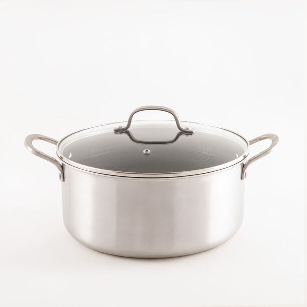 Alberto Stainless Steel Cookware Set 9Pcs, Silver image number 1