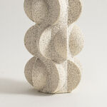 Homez resin vase 15.3*15.3*30.5cm, offwhite image number 2