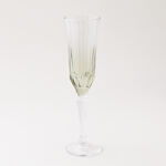 La Mesa 4Pcs Bottom Embossed Olive Green Tall Juice Glass, 170Ml image number 1