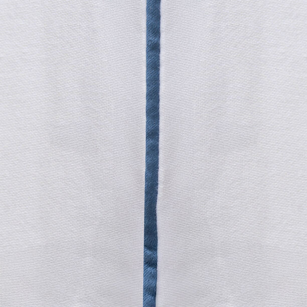 3Pcs cotton duvet cover 260*220cm contrast piping blue image number 3