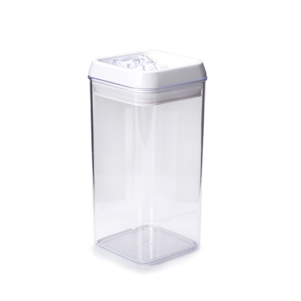 SQUARE CONTAINER WHITE LID image number 1