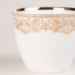 Lamesa 28 Pieces Porcelain Tea And Coffee Set White Gold image number 2