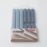 Alberto set of 9 bag clips blue large & small sizes, blue image number 0