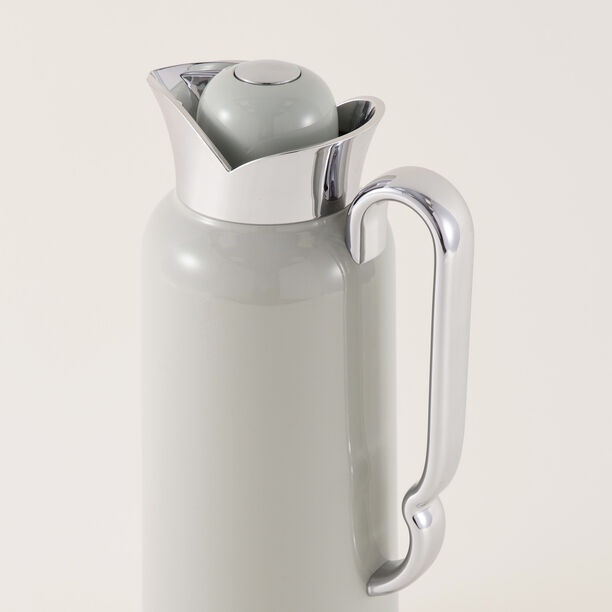 Dallaty Stainless Steel Thermos, Grey and Silver, 1L image number 3