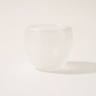 Dallaty coffee set 6 pcs white frosted glass