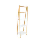 4 Tiers Bamboo Mdf Folding Rack White  image number 3
