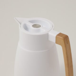 Dallaty 1 Pieces Steel Vacuum Flask Nature White 1.5L