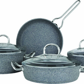 Granit Firin 7 Pcs Cookware Set With Stainless Steel Handle