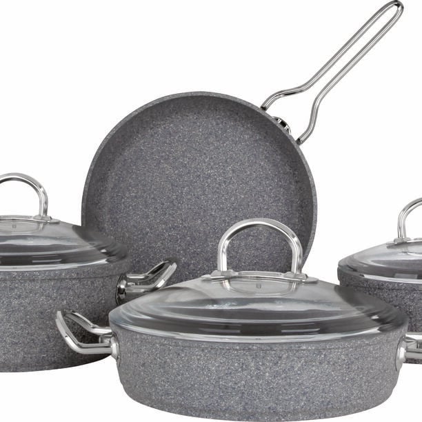Granit Firin 7 Pcs Cookware Set With Stainless Steel Handle image number 3