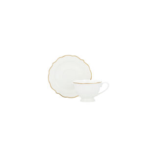 La Mesa gold bone porcelain dinner set 47 pcs