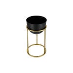 Planter Black On Gold Stand image number 2