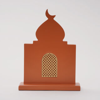 Homez Qamar Collection Decoration Item, Beige, 21*6*26.5 Cm