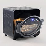 ألبوتو قلاية هوائية بفرن سعة 20 لتر مع شاشة تحكم باللمس، معدن، 1650 1950 واط، أسود image number 1