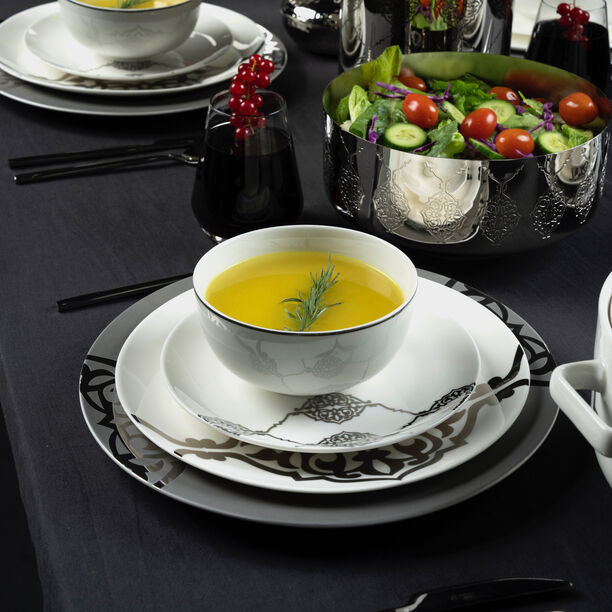 AlKhaiyl 16 Pieces Porcelain Dinner Set image number 7