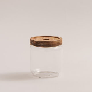 Borosilicate glass storage jar 400ml