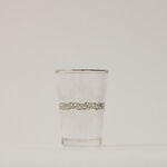 Moroccan Tea Glass 6 Pieces Silver H8.2Xt5.8X4.3 image number 1