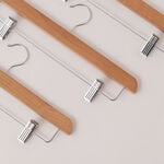 هومز علاق بنطلون 3 قطع خشبية، بيج 37*26*32 سم image number 2