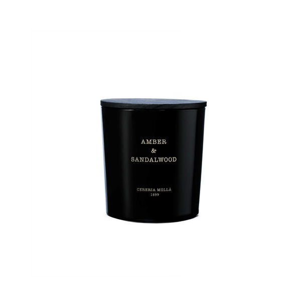 3 wick amber & sandal wood scented jar candle 600 g image number 0