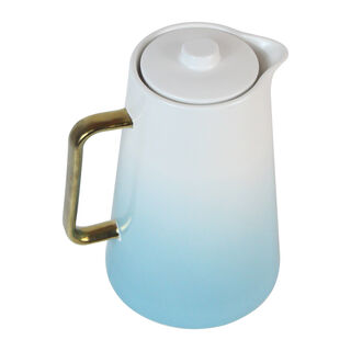 Dallety Porcelain Vacuum Flask Aqua Gradient 900 Ml