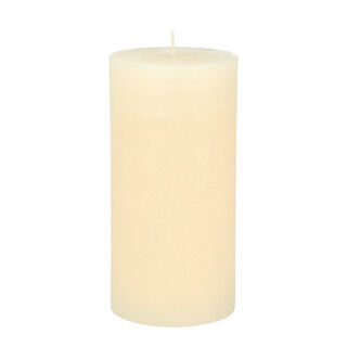Pillar Candle Sense Rustic Ivory 