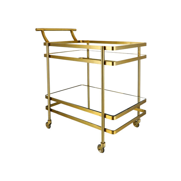 Stainless Steel Rectangular Serving Trolley image number 2