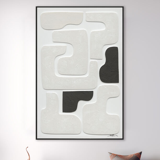 Homez canvas abstract wallart 80*120*4.5cm image number 0