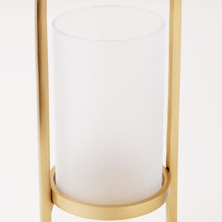 Lucerna Ramadan Geometric Lanterns Large, Gold 17*17*50Cm