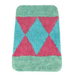 Bath Mat 50X80Cm Cotton Turquoise image number 2